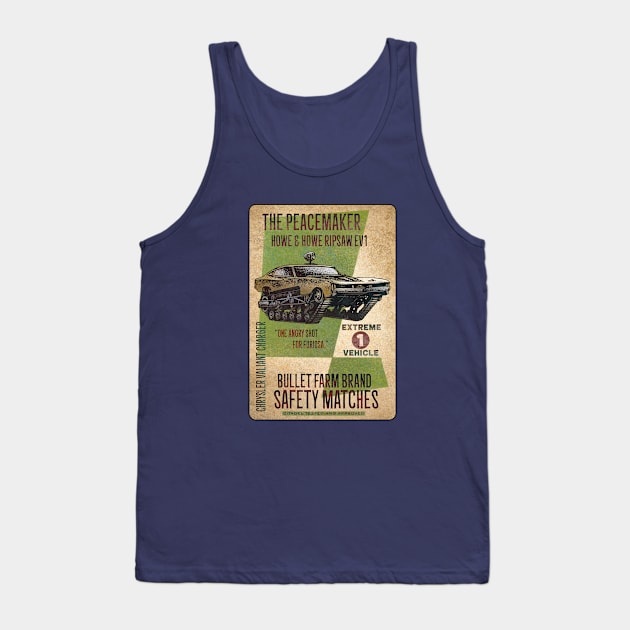 Bullet Farm Brand Matches Tank Top by ChetArt